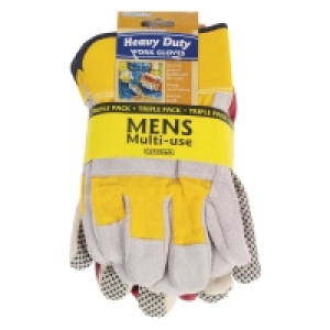 Wickes  Mens Gloves PK3