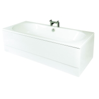 Wickes  Wickes Luxury Reinforced End Bath Panel White 700mm