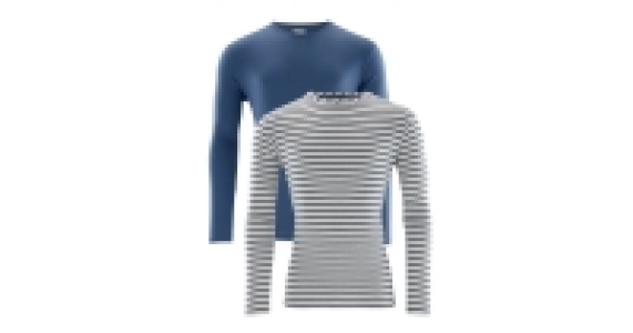 Aldi  Mens Long Sleeve T-Shirt 2-Pack