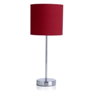 Wilko Milan Table Lamp Red £8.00