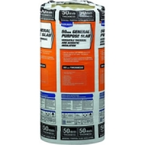 Wickes 50mm General Purpose Insulation Slab 7.2m2 Pack 10