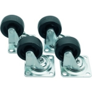 Wickes 40mm Castor Wheel With Plate Pack 4 £8.98