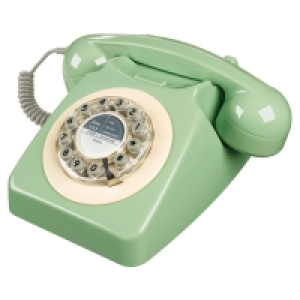 Wild & Wolf 1960s Design 746 Corded Telephone Green £40.99