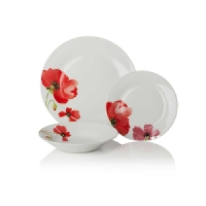 RobertDyas  12-Piece Poppy Dinner Set