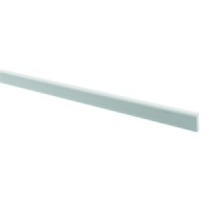 Wickes PVCu White Cloaking Profile 45x2500mm