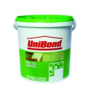 UniBond Waterproof Wall Tile Adhesive Trade 10L