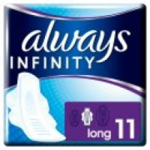 Infinity Long Sanitary Towels With Wings &pound;2.00