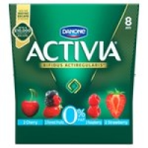 Activia 0% Fat Forest Fruits, Cherry, Blu £2.00