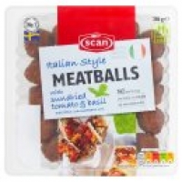 Asda Scan Italian Style Meatballs with Sundried Tomato & Basil