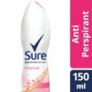 Women Tropical Anti-perspirant Deodorant Aerosol £1.00