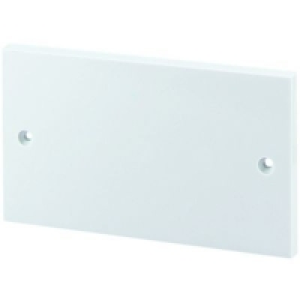 Wickes Blanking Plate 2 Gang White