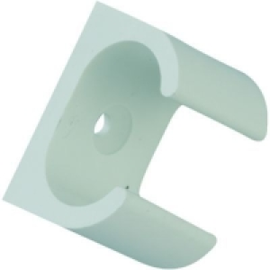 Wickes Oval Conduit Clip White 16mm 5 Pack £0.99