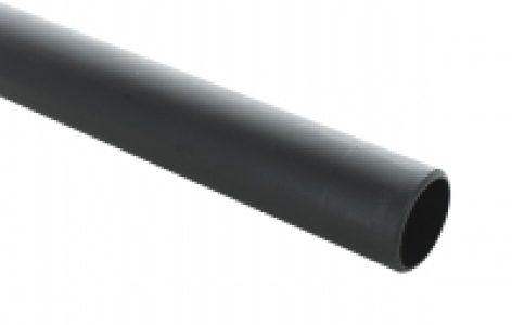 Wickes Black Pushfit Waste Pipe 1.5in x 2m