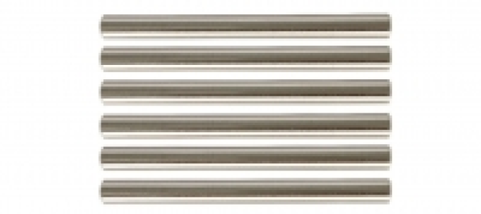 Wickes T Bar Handles Brushed Nickel Finish 135mm 6 Pack