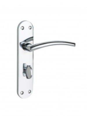 Wickes Dante Bathroom Handle Polished Chrome Finish
