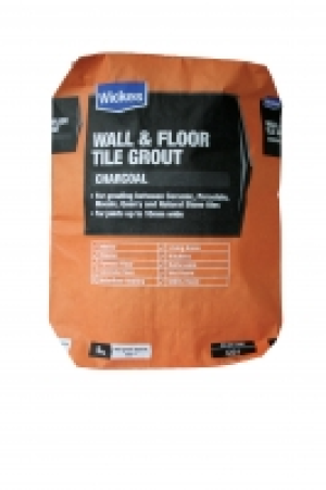 Wickes Wall & Floor Tile Grout Charcoal 5kg