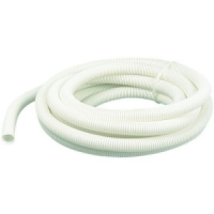Wickes Corrugated Conduit White 20mm x 5m