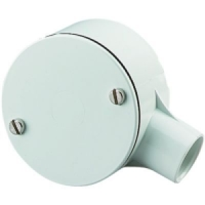 Wickes 1 Way Terminal Junction Box White 20mm