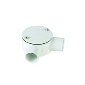 Wickes 2 Way Angle Conduit Box White 25mm £1.29