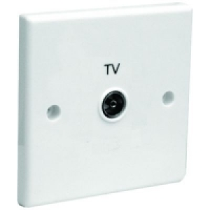 Wickes UHF/VHF Single Coaxial Flush Outlet Plug £3.71