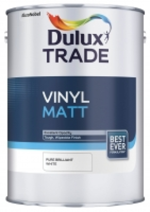 Dulux Trade Vinyl Matt Emulsion Paint Pure Brilliant White 5 £28.00