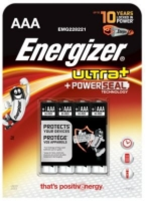 Energizer Ultra Plus Batteries AAA 4 Pack £3.99