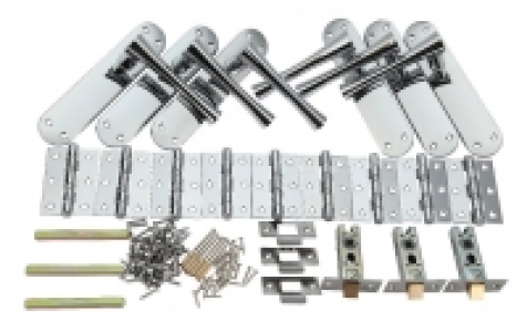 Wickes Bella Latch Handle Set Polished Chrome Finish 3 Pack £44.99