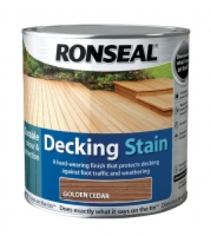 Ronseal Ultra Tough Deck Stain Golden Cedar 2.5L £23.99