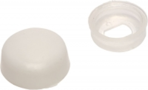 Wickes White Plastic Screw Cover Caps Pack 10 &pound;1.99