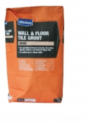 Wickes Wall & Floor Tile Grout Beige 12.5kg £14.99