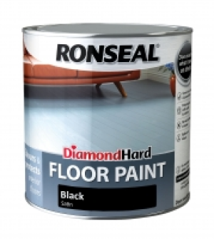 Ronseal Diamond Hard Floor Paint Satin Black 2.5L £31.99