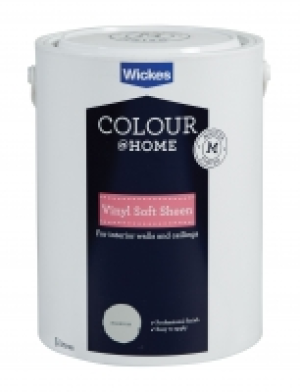 Wickes Colour @ Home Vinyl Soft Sheen Emulsion Paint Magnoli £24.99