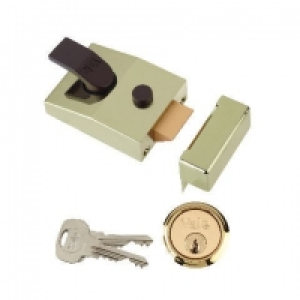 Yale P-89-BLX-PB-60 89 Deadlocking Nightlatch 60mm Brass £31.00