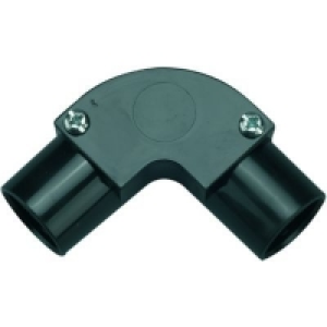 Wickes Trunking Inspection Elbow Black 20mm £0.85