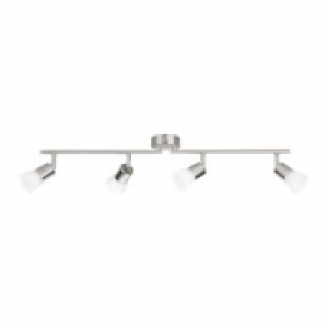 Philips Decagon LED 4 Bar Spotlight Chrome & Frosted Glass £59.99