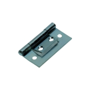 Wickes  Wickes Flush Hinge Zinc Plated 38mm 2 Pack
