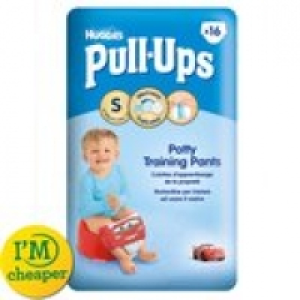 Huggies Pull-Ups Small Boys 8-15kg Pot £5.18