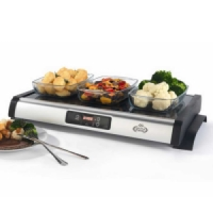 RobertDyas  Giles & Posner Glass Hot Plate Food Server