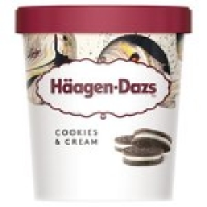 H&auml;agen-Dazs Cookies & Cream Ice Cream &pound;2.00