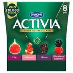 Activia Prune, Fig, Rhubarb, Raspberry & £2.00