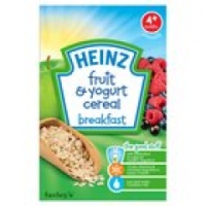 Heinz 4+ Mths Fruit & Yogurt Cereal Breakfast