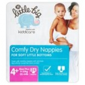 M Little Big Comfy Dry Nappies Size 4+ £4.19