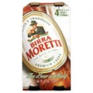 Birra Moretti Bottles