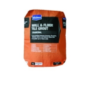 Wickes Wall & Floor Tile Grout Charcoal 5kg £8.99