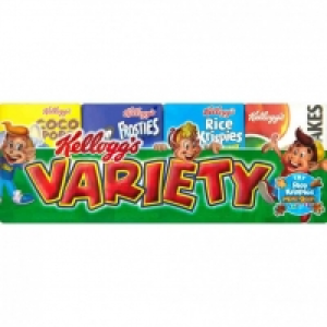KELLOGGS CEREALS VARIETY 8 PACK £1.49