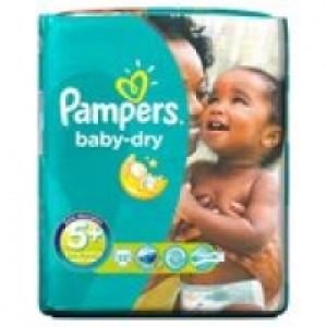 Pampers Baby Dry Size 5+ Junior+ 13-27 £5.99