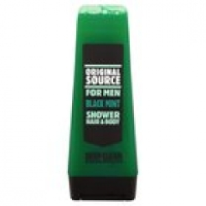 Original Source for Men Black Mint Shower Ge