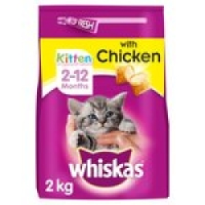 Whiskas Complete Dry Kitten Food Chicken &pound;4.00