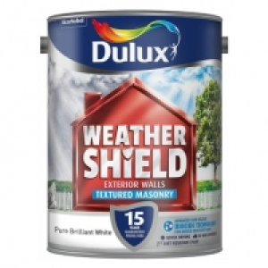 Dulux Weathershield Textured Masonry Pure Brilliant White 5L