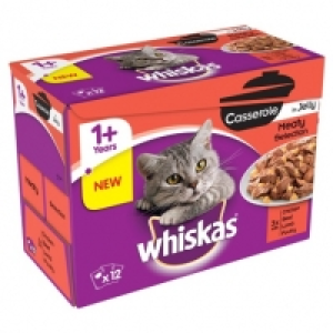 Whiskas Casserole Cat Food - Meaty Selection 12pk